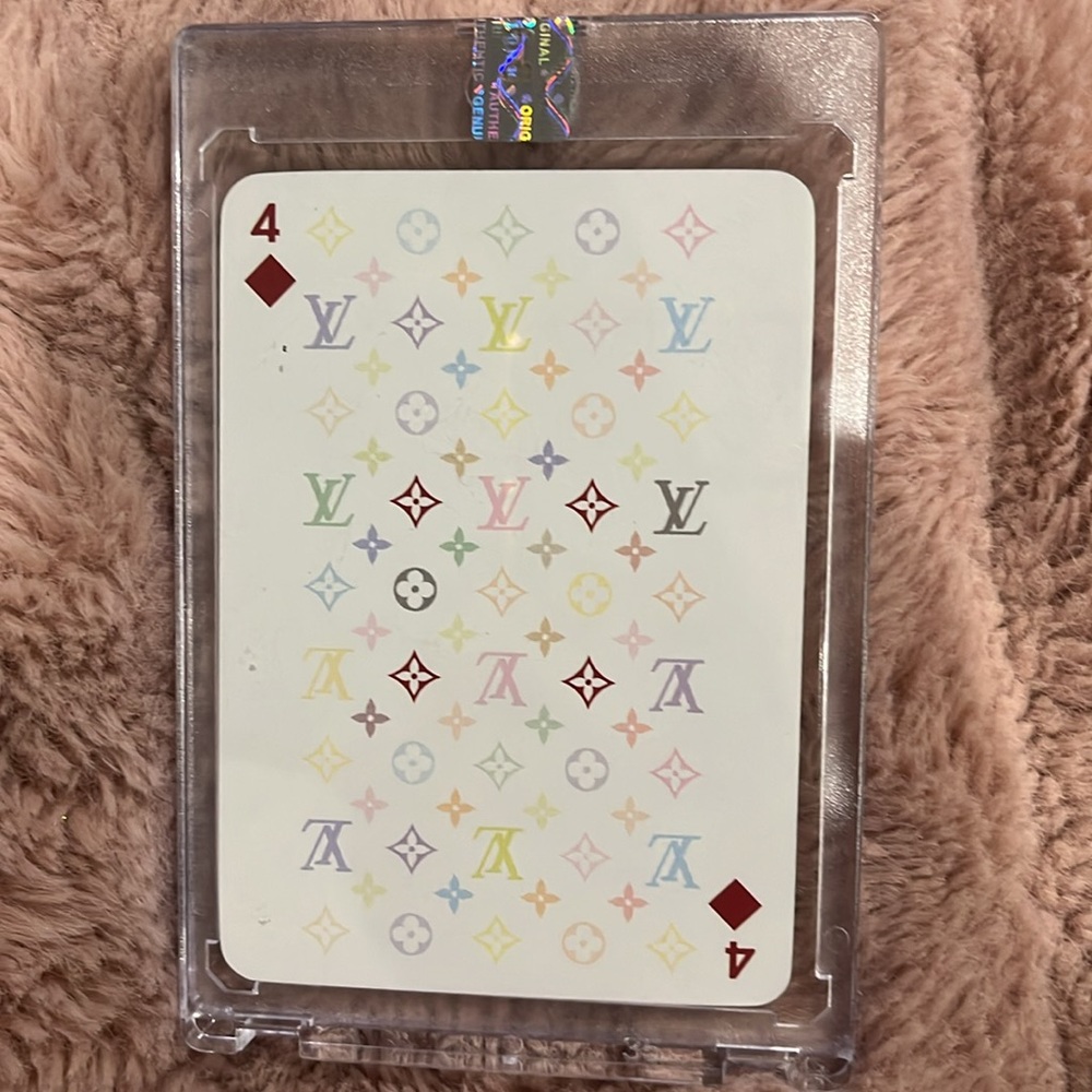 Louis Vuitton EUC Murakami Number 4 card in Case - Picture 2 of 2